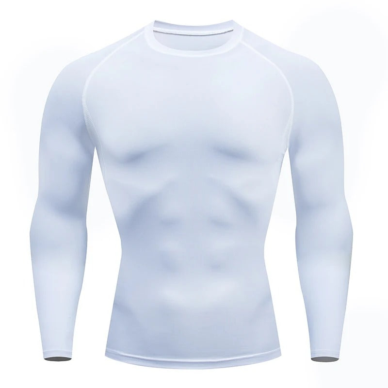 Men's Compression Long Sleeve Running Shirt.