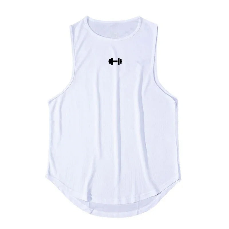 Men's Quick-Dry Mesh Gym Tank Top