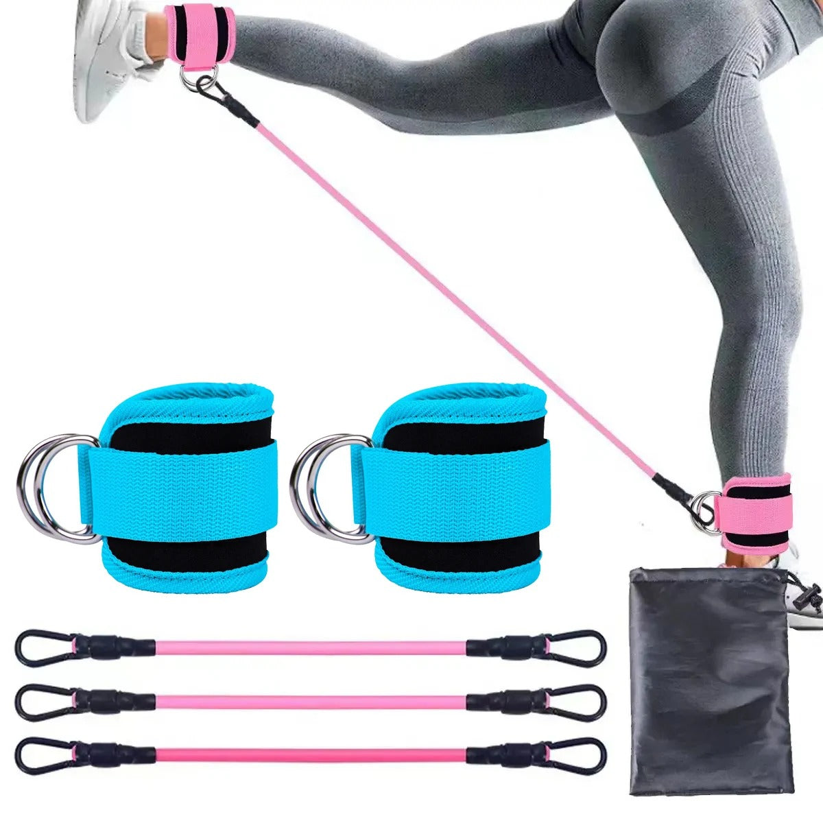 Resistance Bands Ankle Straps Fitness