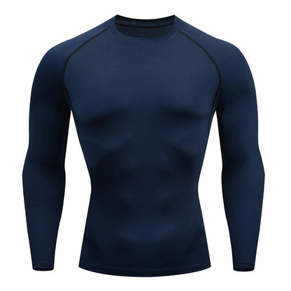 Men's Compression Long Sleeve Running Shirt.