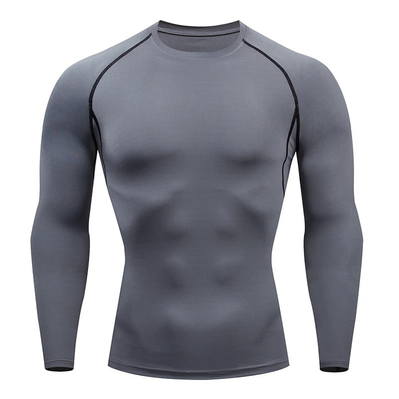 Men's Compression Long Sleeve Running Shirt.