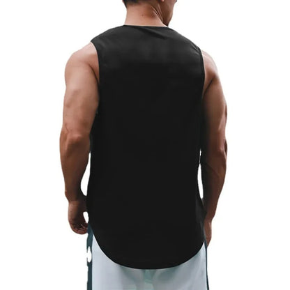 Men's Quick-Dry Mesh Gym Tank Top