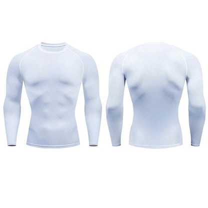 Men's Compression Long Sleeve Running Shirt.