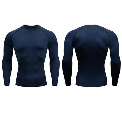 Men's Compression Long Sleeve Running Shirt.