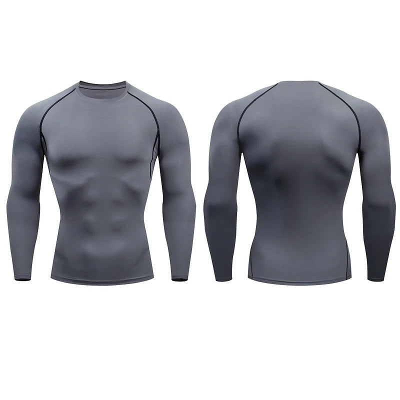 Men's Compression Long Sleeve Running Shirt.