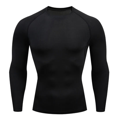 Men's Compression Long Sleeve Running Shirt.